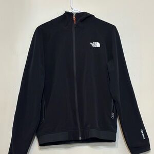 The North Face Tekware Full Zip Hoodie Mens Medium Black FlashDry Fleece Jacket